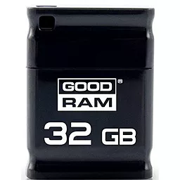 Флешка GooDRam 32GB PICCOLO BLACK USB 2.0 (UPI2-0320K0R11) - фото Флешка GooDRam 32GB PICCOLO BLACK USB 2.0 (UPI2-0320K0R11)