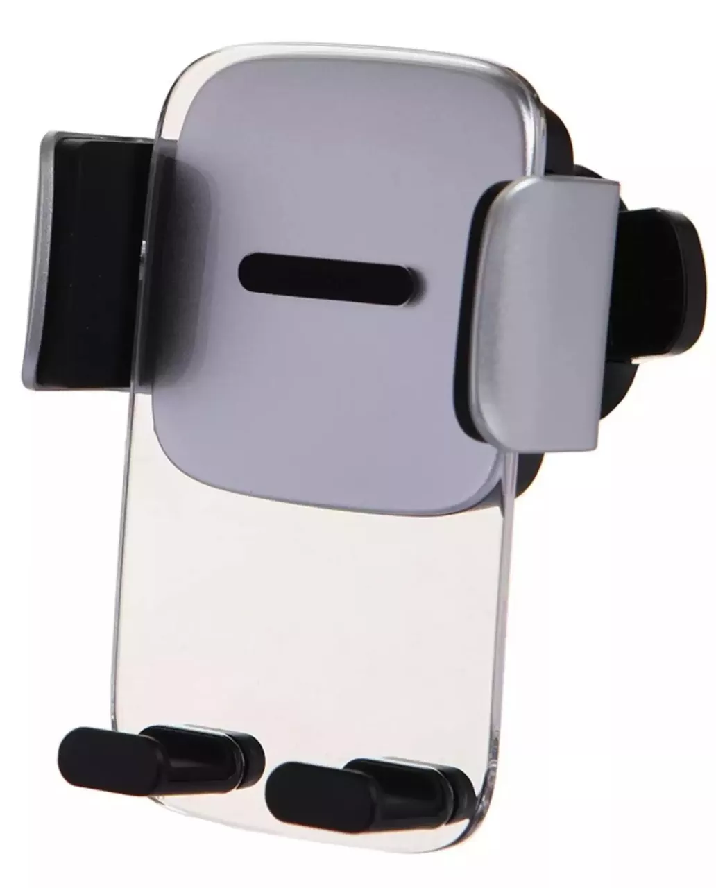 Держатель Baseus Easy Control Clamp Car Mount Holder (Air Outlet Version) Silver (SUYK000112) - фото 1