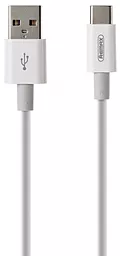 Кабель Remax Super-Fast Charging USB-A - Type-C 100w 5a 1м cable White (RC-136a)