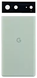 Нижняя панель Google Pixel 6 со стеклом камеры Sorta Seafoam - фото Нижняя панель Google Pixel 6 со стеклом камеры Sorta Seafoam