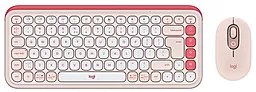 Комплект (клавиатура+мышка) Logitech POP Icon Combo Tonal Rose (920-013142) - фото Комплект (клавиатура+мышка) Logitech POP Icon Combo Tonal Rose (920-013142)
