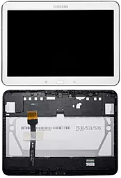 Дисплей для планшету Samsung Galaxy Tab 4 10.1 T530, T531, T535 + Touchscreen with frame White