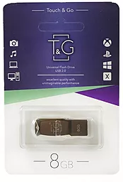 Флешка T&G Metal Series 8GB USB 2.0 (TG100-8G) Silver