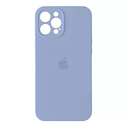 Чехол Silicone Case Full Camera Protective для Apple iPhone 12 Pro Max lilac cream