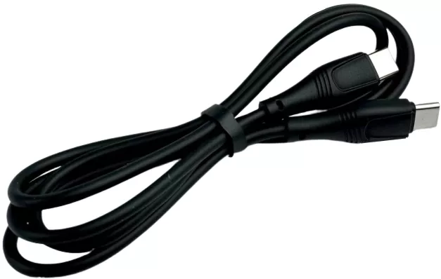 Кабель XO NB-Q239B USB Type-C - Type-C 60w 3a 1м PD cable Black - фото 4