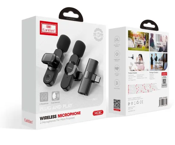 Петличный микрофон Earldom ET-MC8C USB C  - фото 2