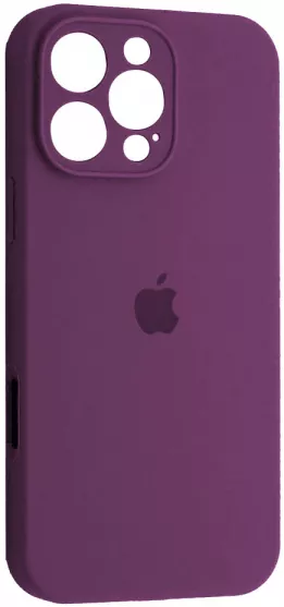 Чехол Silicone Case Full Camera для Apple iPhone 16 Pro Purple - фото 1
