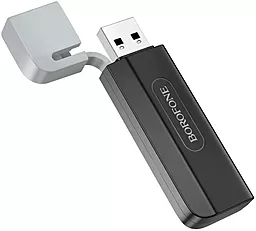 Картридер Borofone DH9 Wisdom 2-in-1 black/grey - фото Картридер Borofone DH9 Wisdom 2-in-1 black/grey