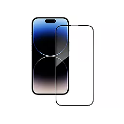 Защитное стекло ACCLAB Full Glue для Apple iPhone 14 Pro Max  Черный (1283126541988)