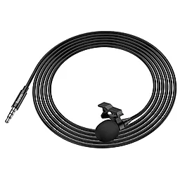 Микрофон Hoco L14 3.5 Lavalier Black - миниатюра 2 Микрофон Hoco L14 3.5 Lavalier Black - миниатюра 2