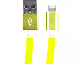 Кабель USB Dengos USB Lightning 0.2м Светло-зеленый(PLS-L-SHRT-PLSK-LGREEN)
