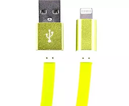 Кабель Dengos USB-A - Lightning 10w 0.2м cable Light/Green(PLS-L-SHRT-PLSK-LGreen) - фото Кабель Dengos USB-A - Lightning 10w 0.2м cable Light/Green(PLS-L-SHRT-PLSK-LGreen)