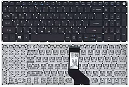Клавиатура для ноутбука Acer Aspire E5-522 E5-522G V3-574G E5-573 E5-573G E5-573T E5-573T E5-532G E5-722 E5-772 F5-571 F5-571G F5-572 F5-572G VN7-792G V17 Nitro Packard Bell EasyNote TE69BH без рамки  черная