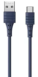 Кабель Remax RC-068a Zeron USB-A - Type-C 25w 5a 1м cable Blue