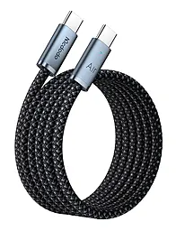 Кабель McDodo USB Type-C - Type-C 240w 5a 1.2м PD cable Black (CA-7080) - фото Кабель McDodo USB Type-C - Type-C 240w 5a 1.2м PD cable Black (CA-7080)