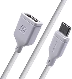 OTG-перехідник Momax Zero Type C To USB Adapter 0.15m White (DF2W)