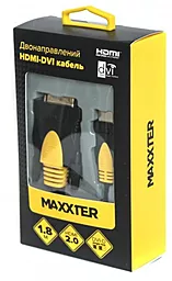 Відеокабель Maxxter HDMI-DVI 1.8м Black (CCBP-HDMI-DVI-1.8) - мініатюра 2