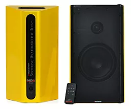 Колонки акустические Monster Clarity HD Monitor Speakers Yellow - миниатюра 2