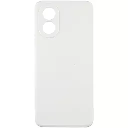 Чехол Silicone Case Candy Full Camera для Oppo A38 / A18 White