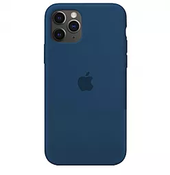 Чехол Silicone Case Full для Apple iPhone 11 Pro Max Blue Cobalt