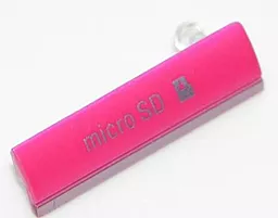 Заглушка гнізда карти пам'яті Sony LT26W Xperia Acro S Pink
