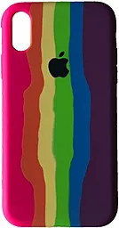 Чехол 1TOUCH Silicone Case Full для Apple iPhone XS Max Rainbow 7