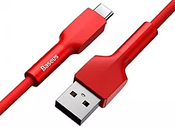 Кабель Baseus Silica USB-A - Type-C 12w 2.4a 2м cable Red (CATGJ-A09) - миниатюра 2 Кабель Baseus Silica USB-A - Type-C 12w 2.4a 2м cable Red (CATGJ-A09) - миниатюра 2