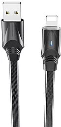 Кабель Borofone BU12 Synergy USB-A - Lightning 12w 2.4a 1.2м cable Black