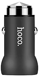 Автомобильное зарядное устройство с быстрой зарядкой Hoco Z4 18w QC2.0 car charger black - фото Автомобильное зарядное устройство с быстрой зарядкой Hoco Z4 18w QC2.0 car charger black