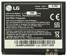 Акумулятор LG KE850 Prada / LGIP-A750 (800 mAh) 12 міс. гарантії