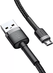 Кабель USB Baseus Cafule micro USB Cable Black (CAMKLF-BG1) - миниатюра 4