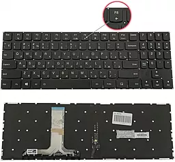 Клавиатура для ноутбука Lenovo Y530-15 без рамки с подсветкой клавиш Original Black
