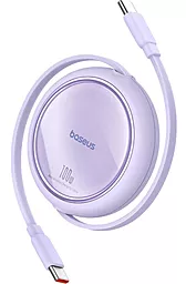 Кабель Baseus Free2Draw Mini Retractable USB Type-C - Type-C 100w 5a 1м PD cable Purple (P10364500511-00) - фото Кабель Baseus Free2Draw Mini Retractable USB Type-C - Type-C 100w 5a 1м PD cable Purple (P10364500511-00)