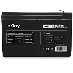 Акумуляторна батарея NJOY 12V 7AH GPL07122F (BTVACGUOBTC2FCN01B) VRLA