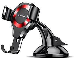 Держатель Baseus Osculum Type Gravity Car Mount Red (SUYL-XP09) - фото Держатель Baseus Osculum Type Gravity Car Mount Red (SUYL-XP09)