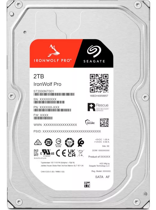 Жесткий диск Seagate IronWolf Pro 2 TB (ST2000NT001) - фото 3