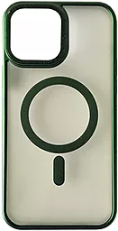 {"ru": "Чехол", "uk": "Чохол"}  Perfect Case with MagSafe для Apple iPhone 15 Pro Titanium Green