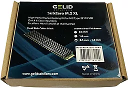 Радиатор для SSD GELID Solutions SubZero M.2 XL 22110 Kit (M2-SSD-20-A-4) - миниатюра 3