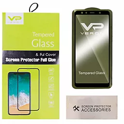 Защитное стекло Veron Slim Full Cover Samsung A750 Galaxy A7 Black