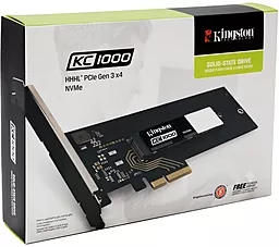 SSD Накопитель Kingston KC1000 240 GB M.2 2280 (SKC1000H/240G) - миниатюра 3