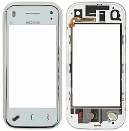 Сенсор (тачскрін) Nokia N97 Mini with frame (original) White