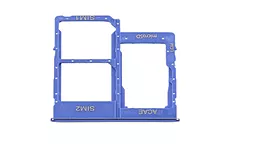 Держатель (лоток) Сим карты Samsung Galaxy A315F A31 на 2 Sim Blue