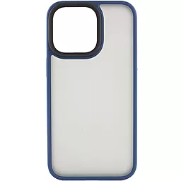 Чехол Epik Metal Buttons для Apple iPhone 14 Pro Max Синий