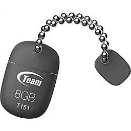 Флешка Team 8GB T151 Grey USB 2.0 (TT1518GC01) - фото Флешка Team 8GB T151 Grey USB 2.0 (TT1518GC01)