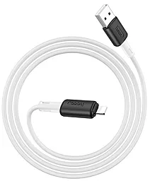 Кабель Hoco X48 Soft Silicone USB-A - Lightning 12w 2.4a 1м cable White - миниатюра 2 Кабель Hoco X48 Soft Silicone USB-A - Lightning 12w 2.4a 1м cable White - миниатюра 2