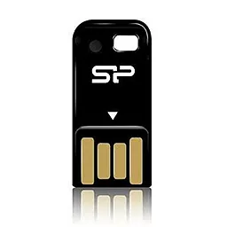 Флешка Silicon Power Touch T02 32GB (SP032GBUF2T02V1K) Black - фото Флешка Silicon Power Touch T02 32GB (SP032GBUF2T02V1K) Black