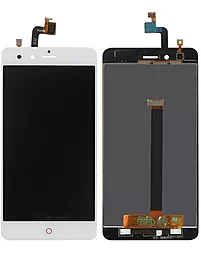 Дисплей ZTE Nubia Z11 mini (NX529J) с тачскрином, White - фото Дисплей ZTE Nubia Z11 mini (NX529J) с тачскрином, White