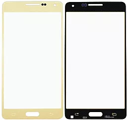 Корпусне скло дисплея Samsung Galaxy A5 A500F, A500FU, A500H, A500M 2015 (original) Gold - фото Корпусне скло дисплея Samsung Galaxy A5 A500F, A500FU, A500H, A500M 2015 (original) Gold
