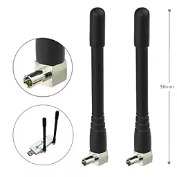 Антена термінальна ANTENITI 4G LTE 3dBi тип CRC9 - фото Антена термінальна ANTENITI 4G LTE 3dBi тип CRC9