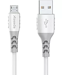 Кабель Proda PD-B51m USB-A - micro USB 12w 2.4a 1м cable White (PD-B51m-WH)